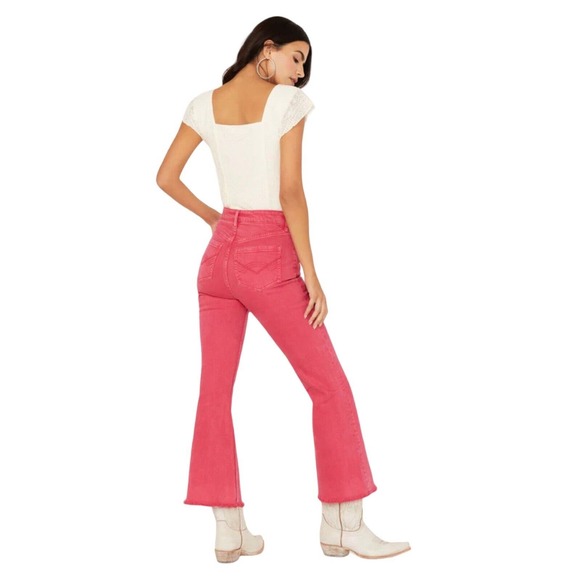 Idyllwind Fueled by Miranda Lambert Cherry High Risin Kick Stretch Flare Jeans 6 - Picture 2 of 16